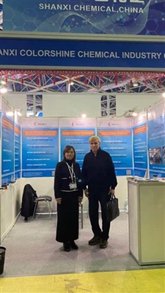Shanxi Colorshine participe avec succès au 26e salon KHIMIA 2023 à Moscou, Ru...